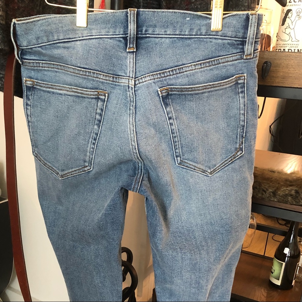 Banana Republic Men's Slim Jeans in Light Blue - Picture 4 of 5